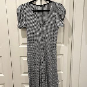 ZARA checkered dress